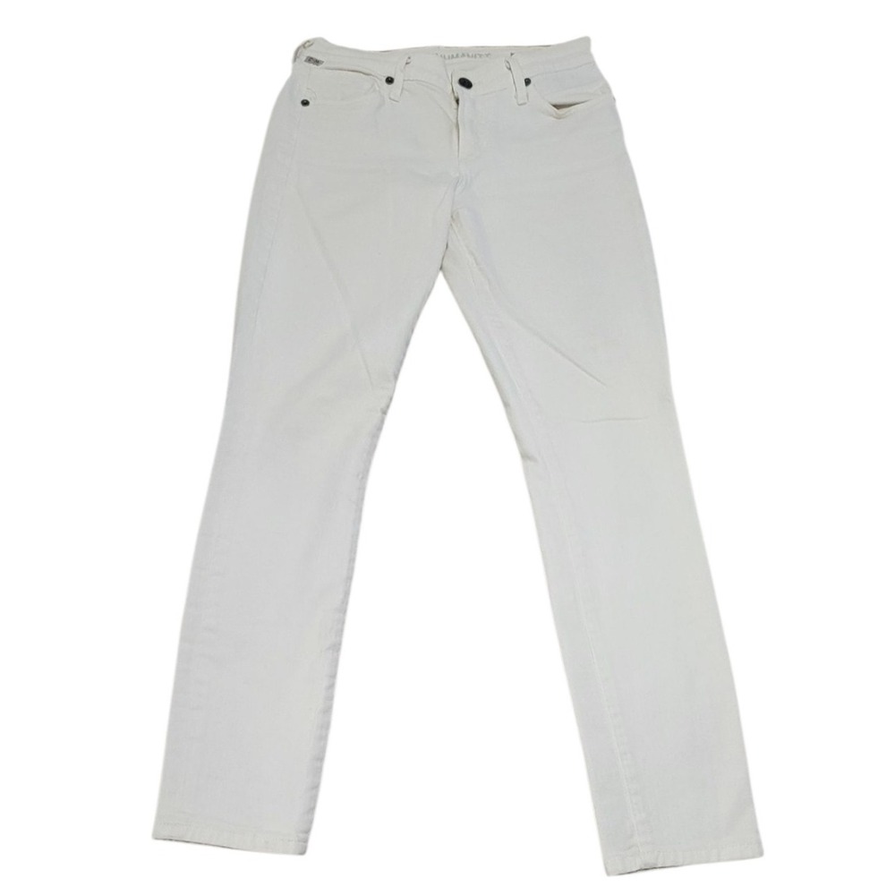 Citizens of‎ Humanity Thompson Medium Rise Skinny Jeans Cream White Size 29